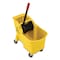 Rubbermaid Commercial 31 qt Mop Bucket and Wringer Combination, Yellow, Plastic FG738000YEL - alternate 3